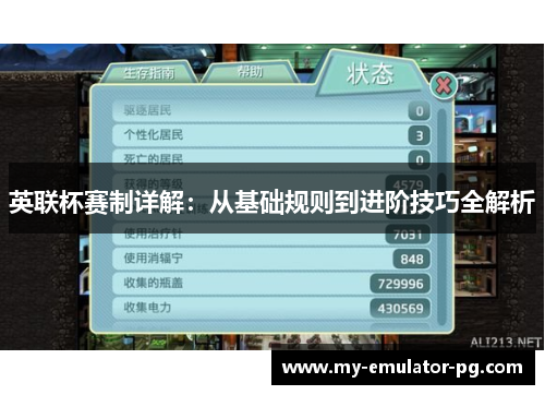 英联杯赛制详解：从基础规则到进阶技巧全解析